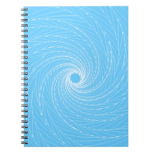 Blue Vortex Notizblock (Vorderseite)