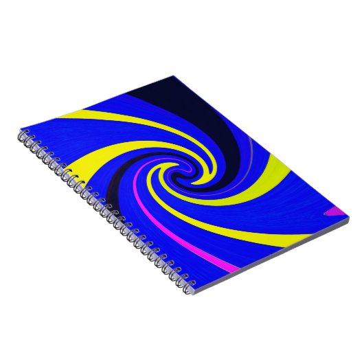 Blue-Vortex Notizblock (Rechte Seite)