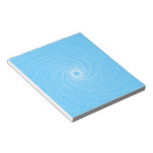 Blue Vortex Notizblock (angewinkelt)