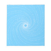 Blue Vortex Notizblock (Vorderseite)
