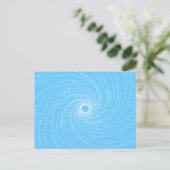 Blue Vortex Postkarte (Stehend Vorderseite)
