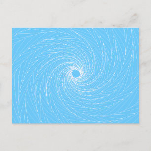 Blue Vortex Postkarte