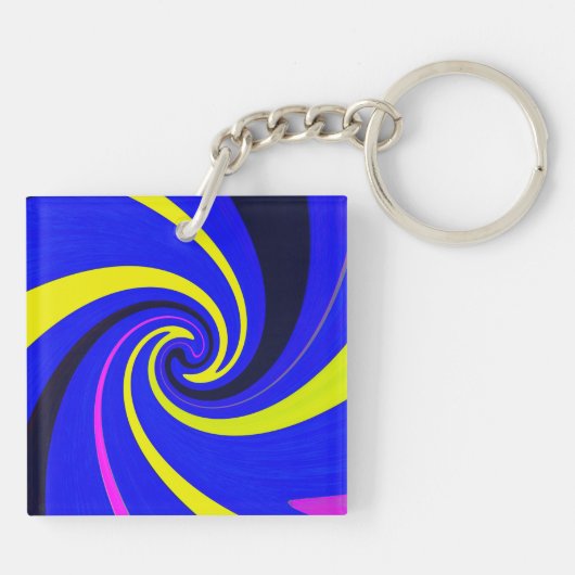 Blue-Vortex Schlüsselanhänger (Rückseite)