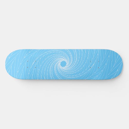 Blue Vortex Skateboard (Horizontal)