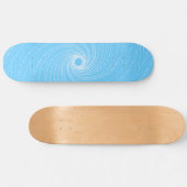 Blue Vortex Skateboard (Horizontal)