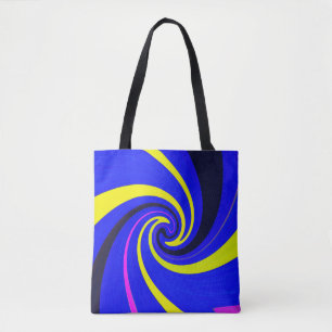Blue-Vortex Tasche