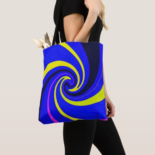 Blue-Vortex Tasche (Von Nahem)