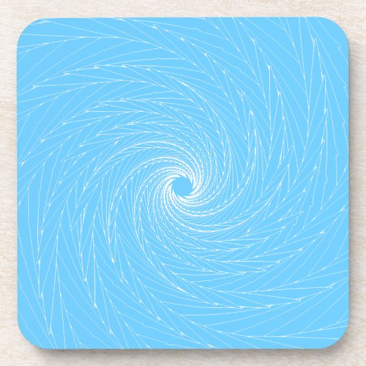Blue Vortex Untersetzer (Vorderseite)