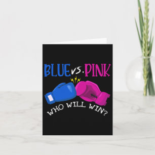 Blue Vs Pink, der das Party Boxi für Gender gewinn Karte