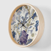 Blue W. Morris Pattern Wall Clock Uhr (Winkel)