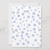 Blue Wale ahoy ist eine nautische Babydusche Einladung (Rückseite)