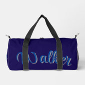 Blue Walker Name, Duffle Bag (Vorderseite)