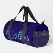 Blue Walker Name, Duffle Bag (Rechte Ecke)