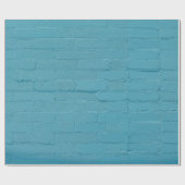 BLUE WALL BRICKS GESCHENKPAPIER (Flach)