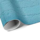 BLUE WALL BRICKS GESCHENKPAPIER (Rolleneckpunkt)