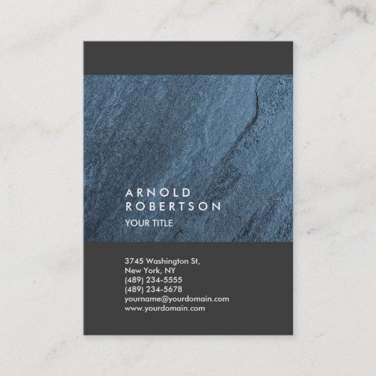 Blue Wall Design TrendLarge Beruflich Visitenkarte (Vorderseite)