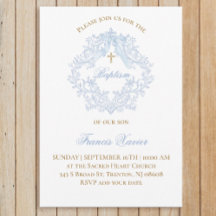 Blue Wappen Baby Boy Taufe