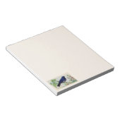 Blue Warbler Notepad Notizblock (angewinkelt)