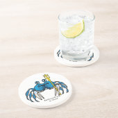 Blue Warrior Crab, MeWarriorWoman auf Twitch Getränkeuntersetzer (Seite)