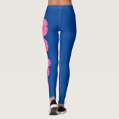 Blue Washington Staat Rhododendron Blume Leggings (Rückseite)