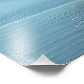 BLUE WASSER FOTODRUCK (Ecke)