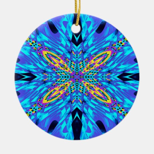 BLUE WASSER KERAMIK ORNAMENT (Vorne)