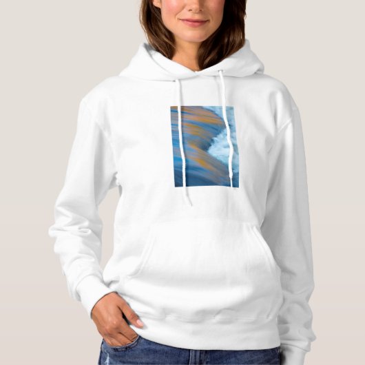 Blue Water abstrakt, Kanada Hoodie (Vorderseite)