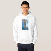 Blue Water abstrakt, Kanada Hoodie (Vorne ganz)