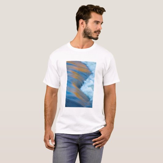 Blue Water abstrakt, Kanada T-Shirt (Vorne ganz)