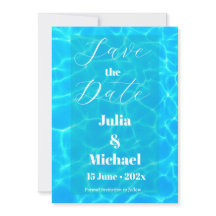 Blue Water Beach & Destination Wedding Ocean Theme