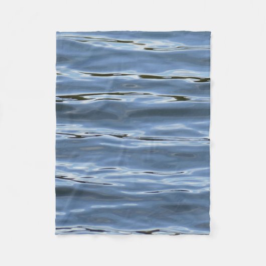 Blue water blanket, wet blanket fleecedecke (Vorderseite)