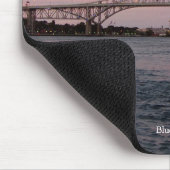 Blue Water Bridge Mauspad (Ecke)
