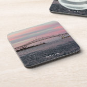 Blue Water Bridge Set von 6 Untersetzer aus Kunsts (Linke Seite)