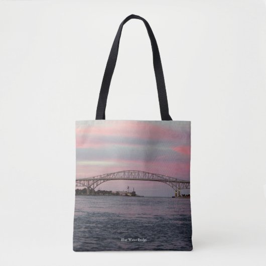 Blue Water Bridge Totbag Tasche (Vorderseite)