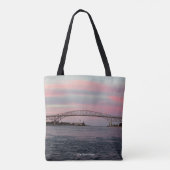 Blue Water Bridge Totbag Tasche (Rückseite)