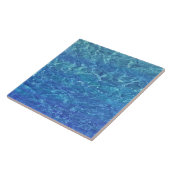 Blue Water Coastal Beach Ocean Sea Deco Geschenk Fliese (Seite)