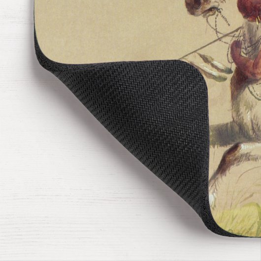 Blue Water Creek Battle by Alfred Jacob Miller Mousepad (Ecke)