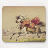 Blue Water Creek Battle by Alfred Jacob Miller Mousepad (Vorne)