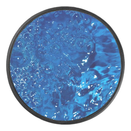 Blue water eishockey puck (Vorderseite)