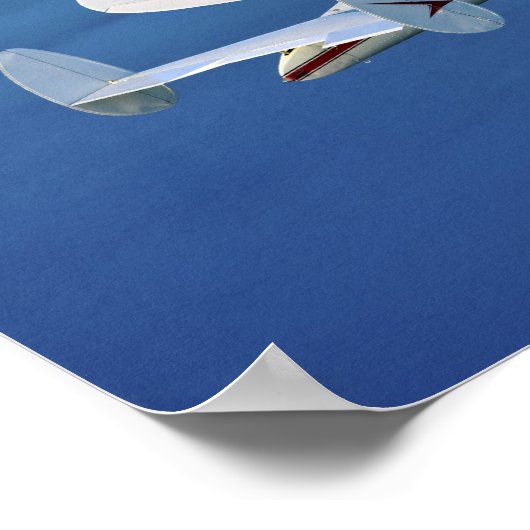Blue Water Ercoupe Poster (Ecke)