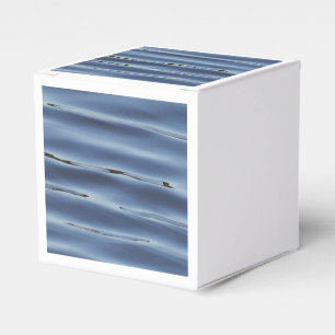 Blue Water Favor Box Geschenkschachtel