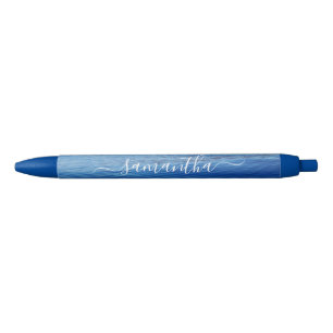 Blue Water Foto Girly Signature Name Kugelschreiber