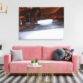 Blue Water Grill Leinwanddruck (Insitu (Wohnzimmer))