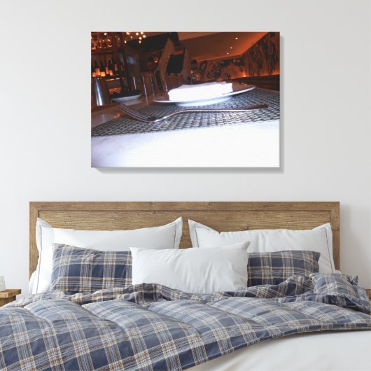 Blue Water Grill Leinwanddruck (Insitu (Schlafzimmer))