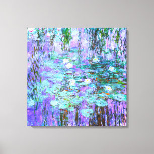 Blue Water Lilie von Claude Monet Leinwanddruck
