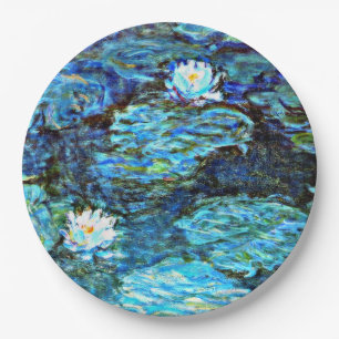 Blue Water Lilies by Monet Pappteller