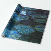 Blue Water-Lilies, Fine Art, Geschenkpapier (Ungerollt)