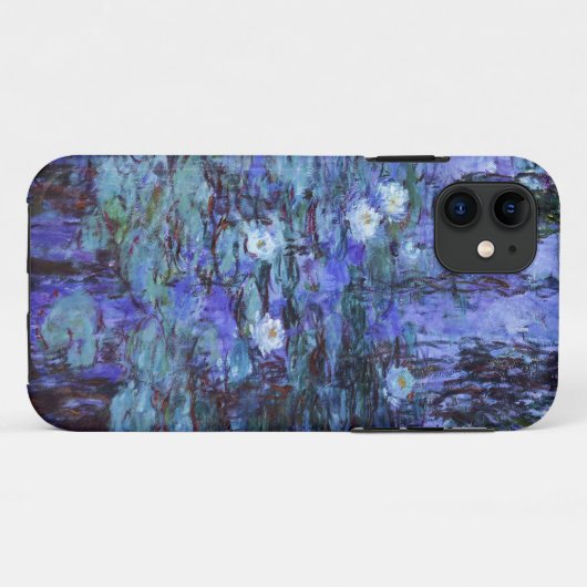 Blue Water Lilies Gemälde von Claude Monet Case-Mate iPhone Hülle (Rückseite (Horizontal))