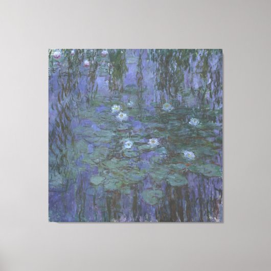 Blue Water Lilies Monet Leinwanddruck (Vorderseite)