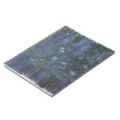 Blue Water Lilies Monet Notizblock (Linke Seite)